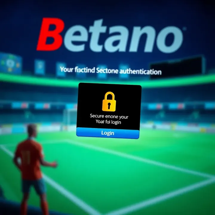 Secure login with two-factor authentication prompt on an online betting account