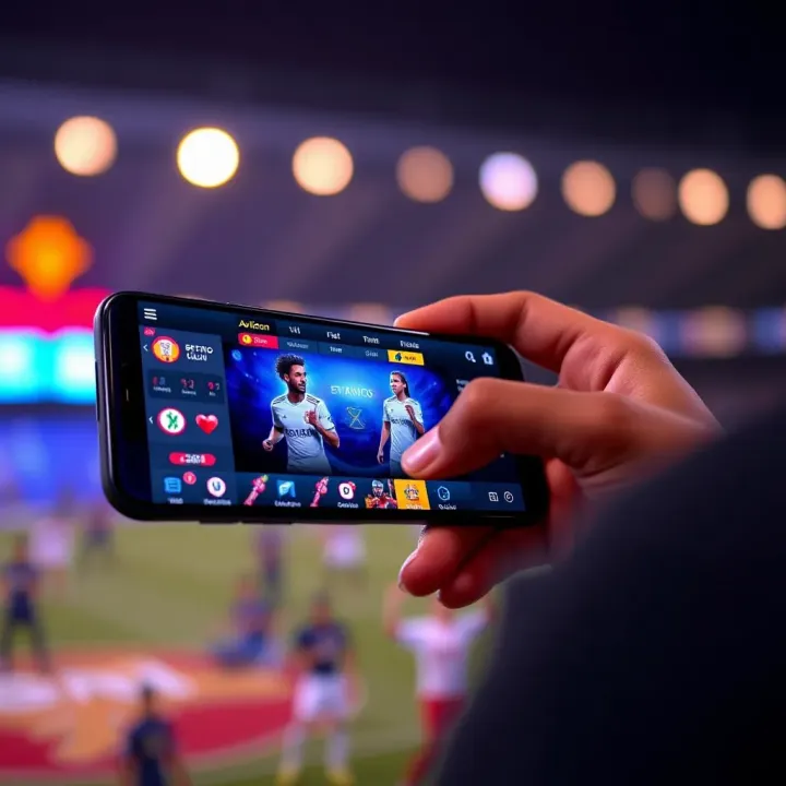 Mobile device displaying Betano Aviator app interface with game elements visible