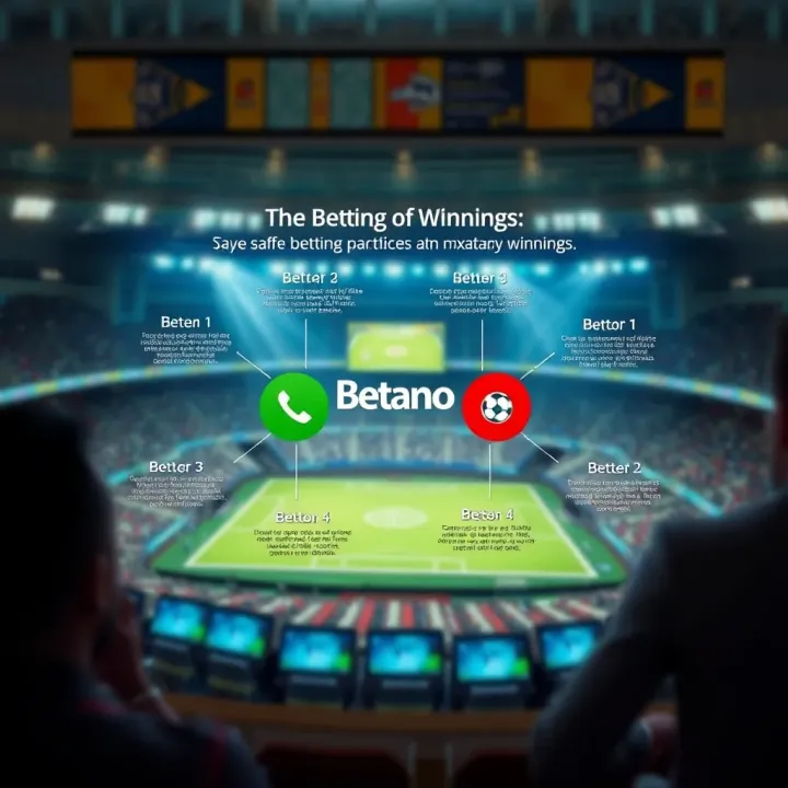 Diagram highlighting secure betting practices and tips for maximizing winnings on Betano platform