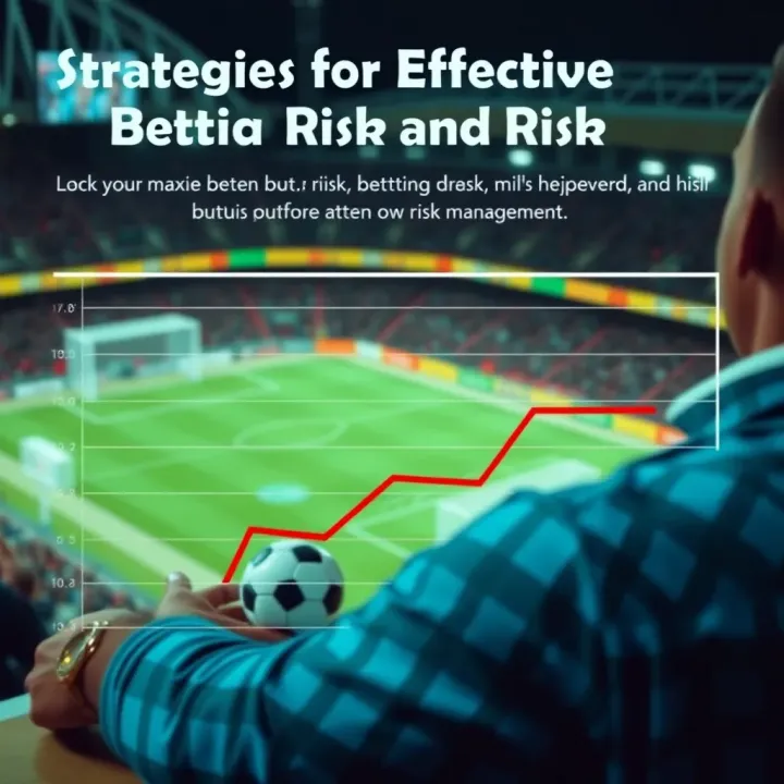 Graph showing strategic tips for maximizing returns in sports betting with focus on risk management