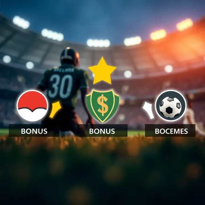 Graphic showing sports icons with bonus symbols highlighting betting advantages in Nigeria