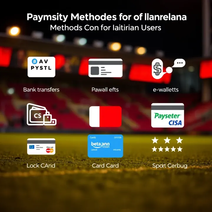 Illustration showing various payment methods available on Betano for Nigerian users including bank transfers, e-wallets, and cards