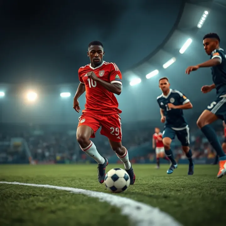 Illustration representing Nigerian football culture influencing betting strategies