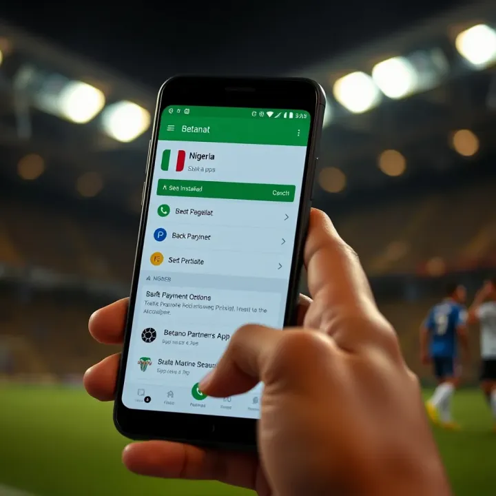 Secure installation and setup of Betano Partners APK on Android smartphone with Nigerian currency symbols