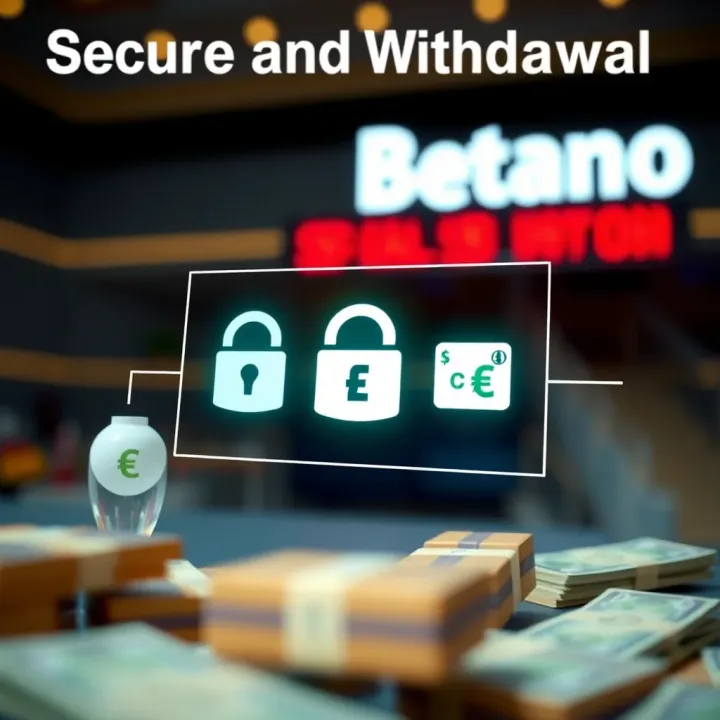 Graphic showing secure transaction symbols with Nigerian currency icons representing smooth and safe withdrawal