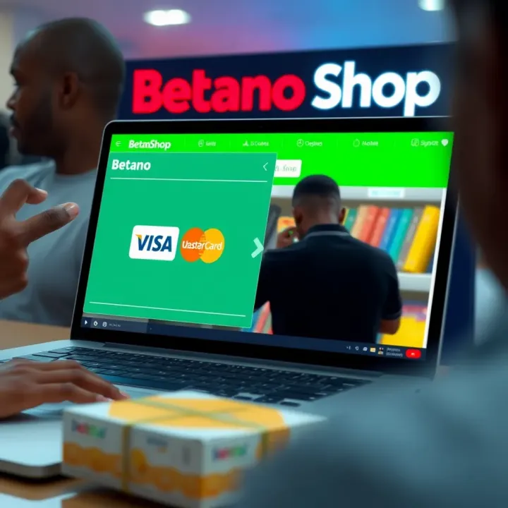 Illustration of secure online payment options for depositing funds at Betano Shop