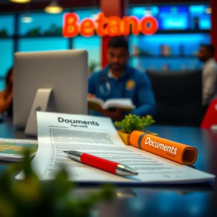 Checklist of required documents and information for Betano account creation