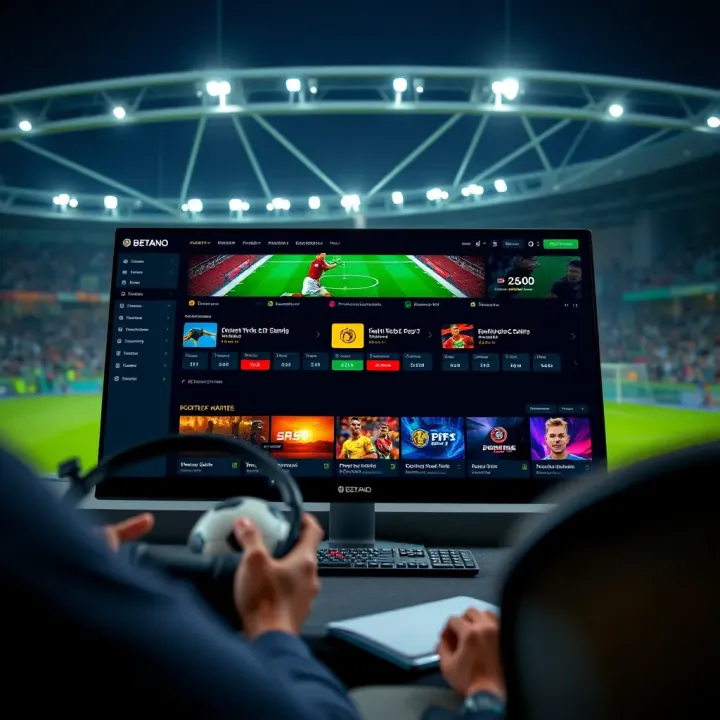 Betano Tanzania sportsbook interface displaying diverse betting markets and live sports events