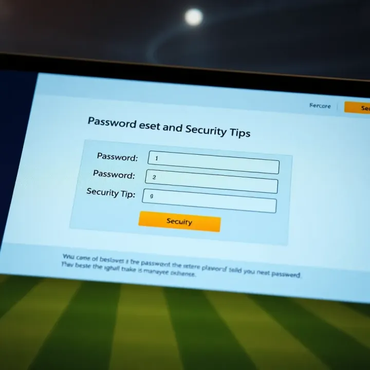 Secure password reset screen on Betano Uganda platform showing password fields and security tips