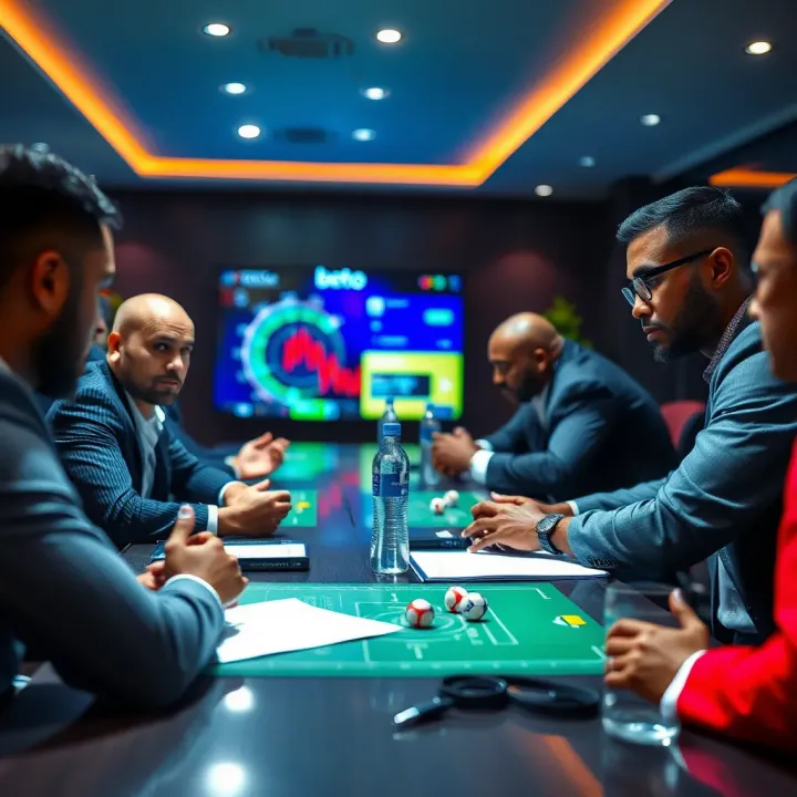 Interactive group session focusing on betting strategies and risk management