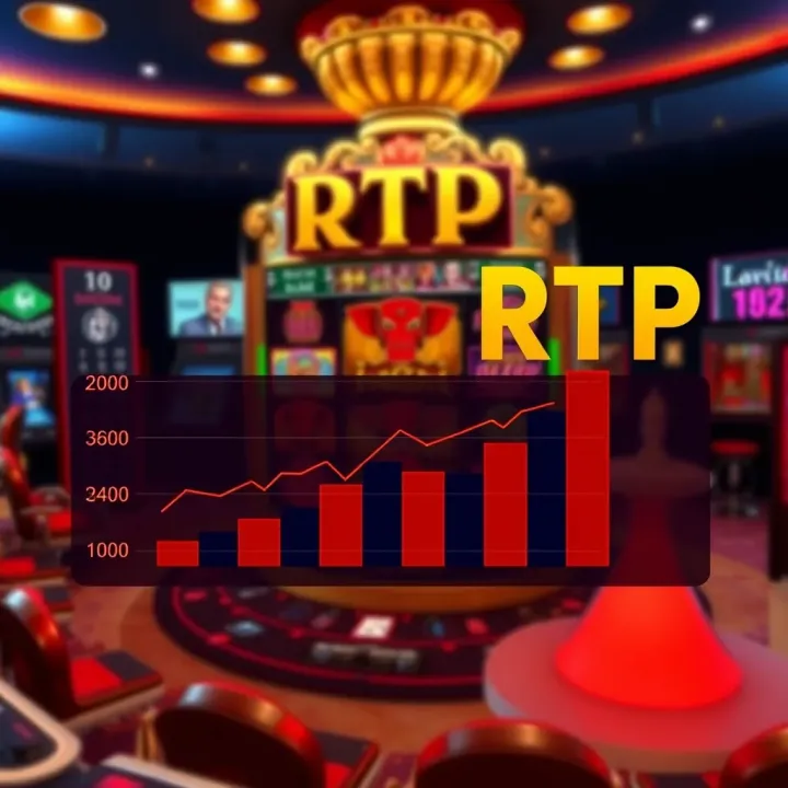 Graph illustrating Return to Player (RTP) percentage and its impact on slot game winnings