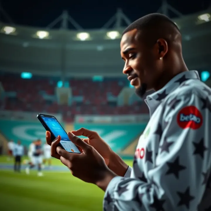 User navigating Betano platform on a mobile device to access bonus funds
