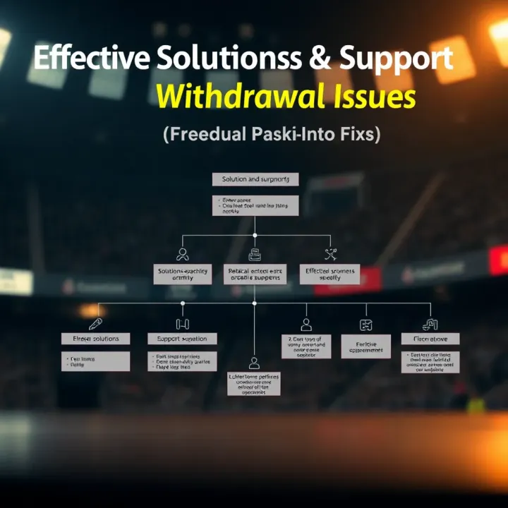 Flowchart illustrating solutions and support options for Betano withdrawal difficulties